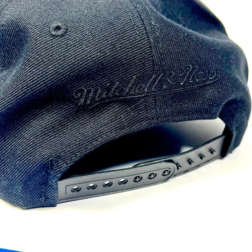 Mitchell & Ness Los Angeles Lakers Snapback Hat Black Purple Gold Crown Cap NBA